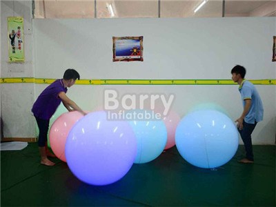 Inflatable LED touch control balloons colorful touch control light ball LED balloons for party BY-AD-013